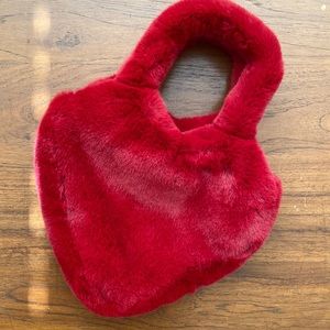 Faux Fur Heart Purse from Nordstrom